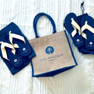 The Islander Resort Islamorada Keys, Florida Tote bag, Flip Flops, Mesh bags New